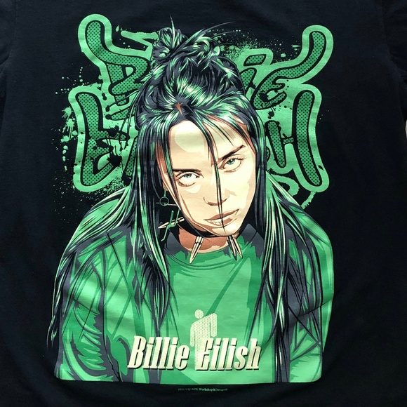 Billie Eilish, T-Shirt, 2021, Music, Band, Tshirt, Mens, Size XL, Good Condition - Picture 4 of 6